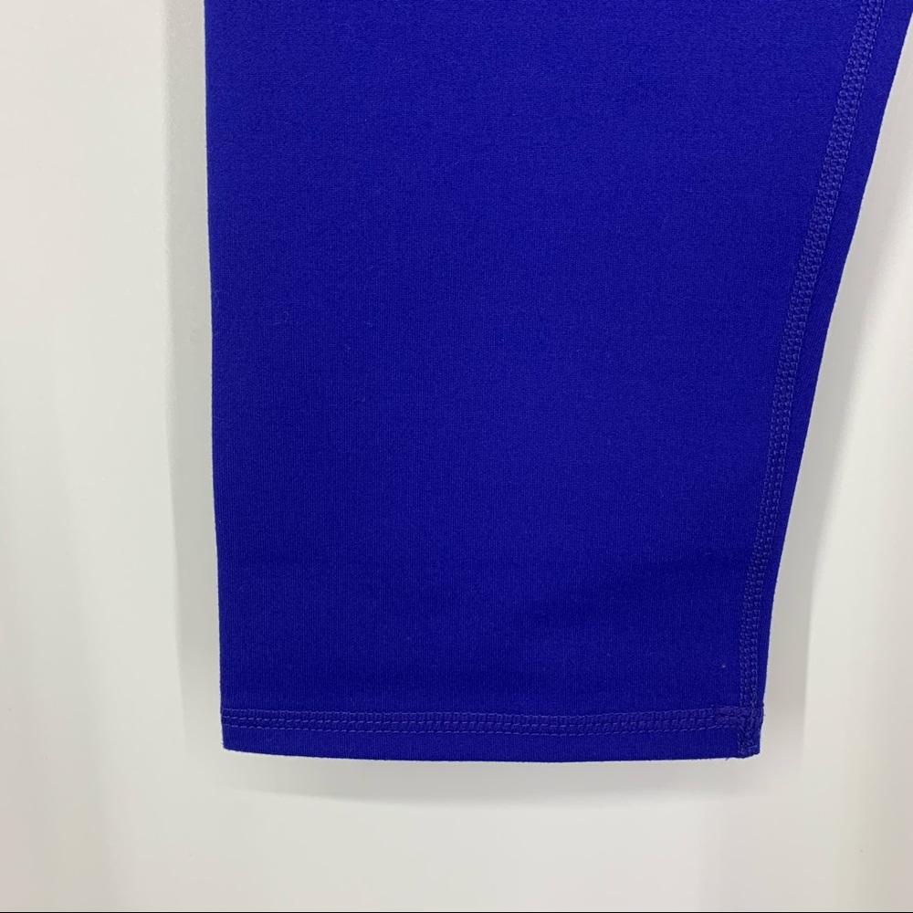 Fabletics Solid Cobalt Blue Capri Cropped Athleti… - image 4